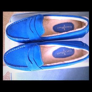 Cole Haan penny loafer lined